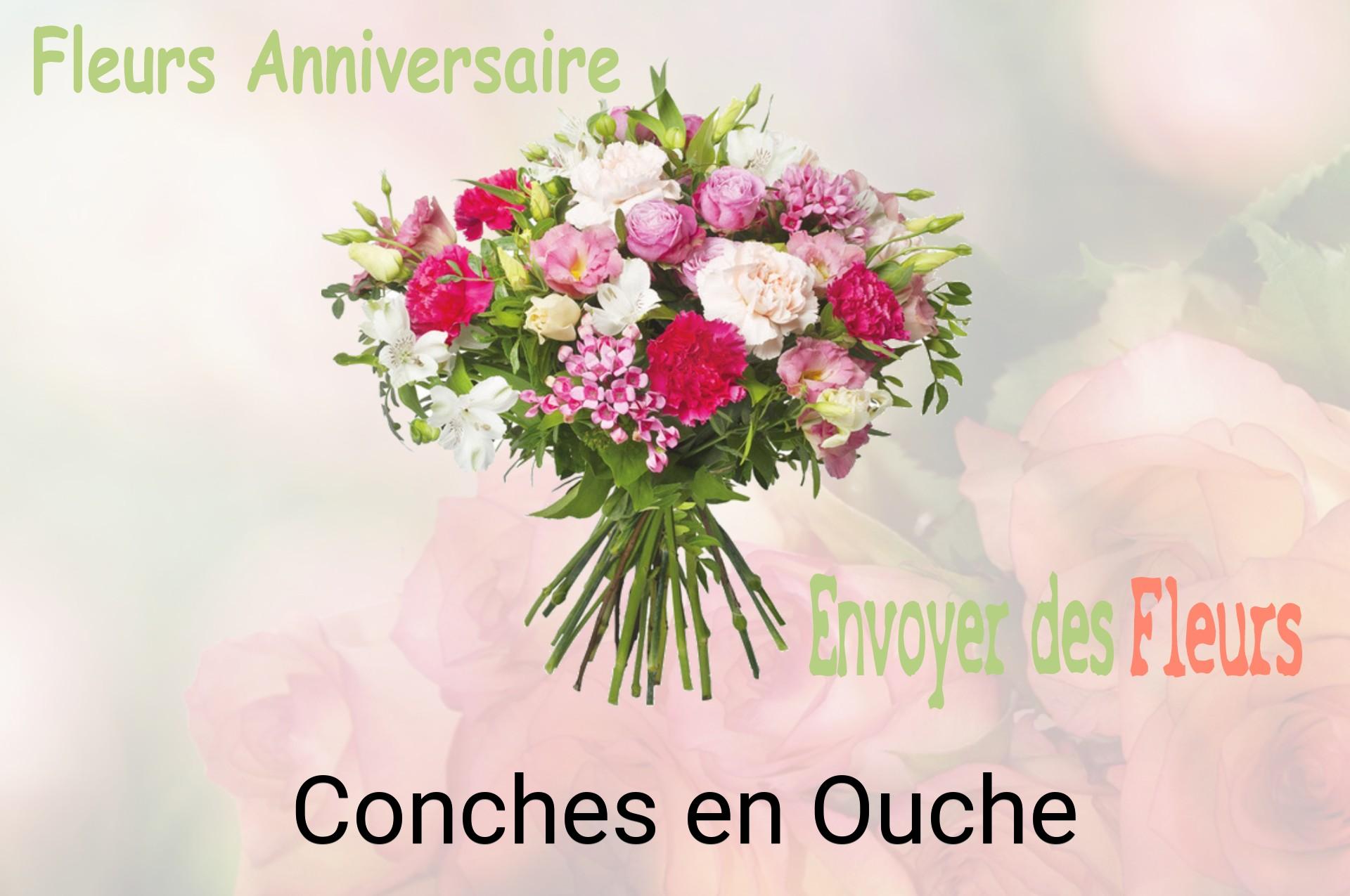 Bouquet de fleurs d’anniversaire livré à Conches-en-Ouche